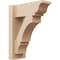 Ekena Millwork 6-in W x 14-in D x 18-in H Balboa Trad Rough Cedar Woodgrain TimberThane Outlooker, Primed Tan OUTUR060X14X18BOA04RCPR - alternate 1